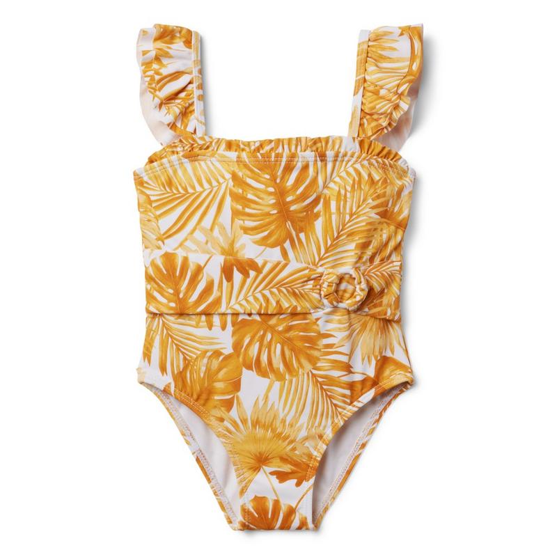 Palm Belted Swimsuit - Janie And Jack